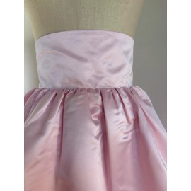 Ladies Pink Satin Cummerbund Skirt by Secrets In Lace - Regular, 6