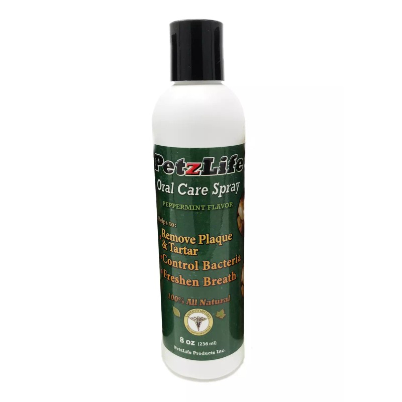 PetzLife Large Oral Care Spray 8oz Refill Original