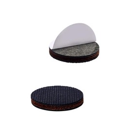Furniture Protection Pads, Natural Rubber 16 pcs, 1.5 inches (3.8 cm), Scratch Resistant and Soundproofing, Round Felt Pads, Anti-slip Rubber