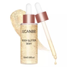 UCANBE 발렌타인데이 선물용 헤어용 홀로그램 루미나이저 여성용 UCANBE 하이드레이팅 바디 쉬머 페이스 글리터 Valentine's Day Gift Hair Holographic Luminizer for Women UCANBE Hydrating Body Shimmer Face Glitter [3 Pcs SET]