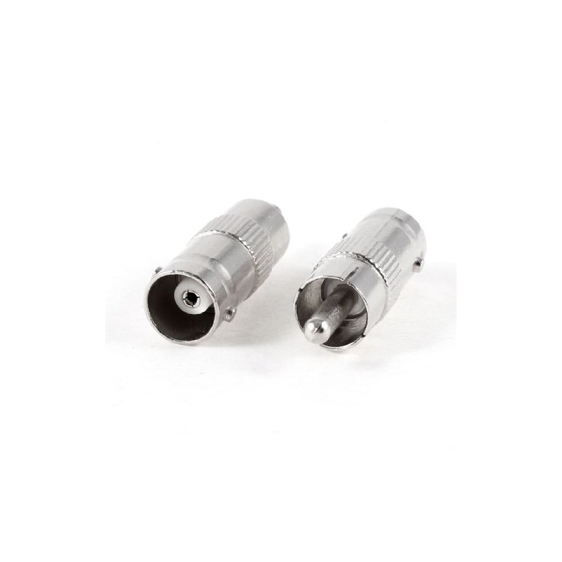 Aexit 2 (Terminal, connector) Pcs BNC Female to RCA Male