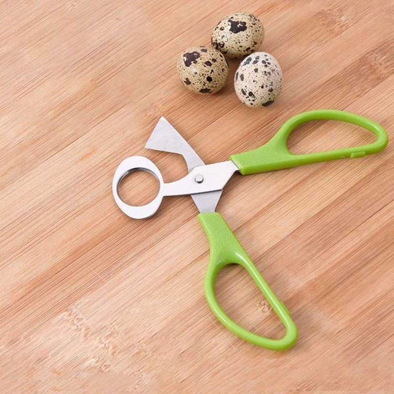 Stainless Steel Quail Egg Scissors,Egg Slicer Pigeon Clipper Shell Separator,