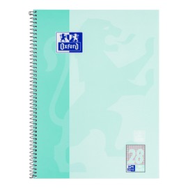 Oxford College Notepad A4 Squared 80 Sheets Perforated Mint