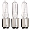 Satco S1981 Halogen Light Bulb, 120V, 50W, Clear Finish, Bayonet