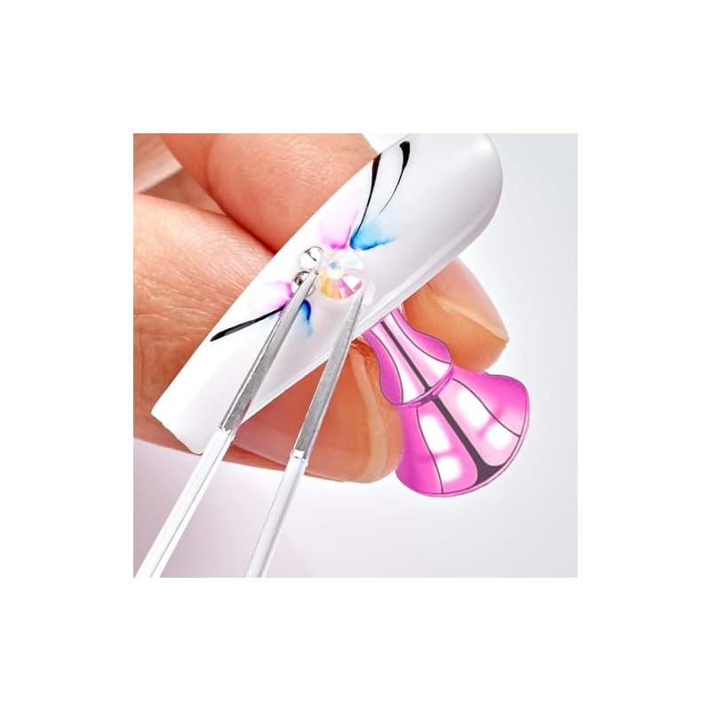 Soporte de Práctica de Uñas Magnético 2 Sets, Expositor de