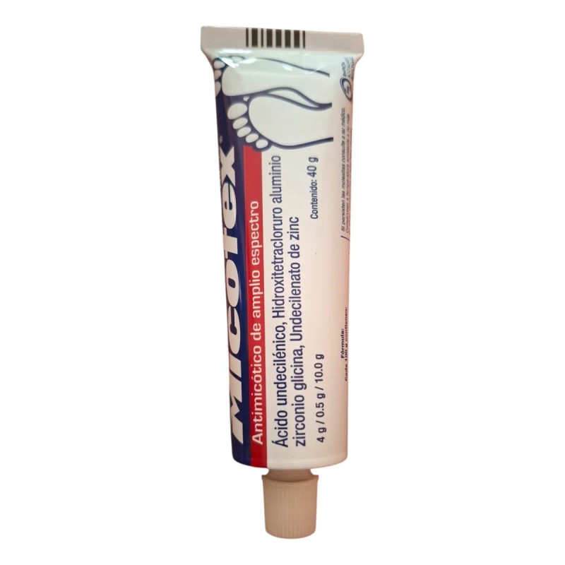 Micotex Crema Antimicótica Pie De Atleta 40gr Tubo