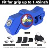 Windance Motorcycle Anti Theft Lock,Heavy Duty Front Brake Lock,Throttle Grip