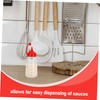 ULTECHNOVO Squeeze Condiment Bottles Chef Squeeze Bottle with Cap for