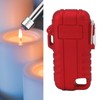 USB Rechargeable Lighter Windproof Dual Arc Lighter Waterproof Flameless Electric