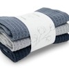 Ecovask Face Cloth 3pk Organic Cotton, Storm