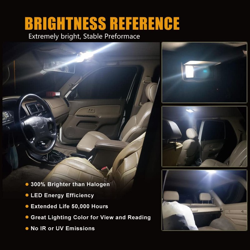 DODOFUN Interior LED Light Kit Compatible with 1996-2002 Toyota 4Runner