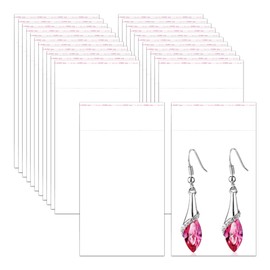 EachDusto 2"x3" Self Stick Cellophane Bags 300pcs Tiny Clear Adhesive Cello Baggies 2mil Small OPP Poly Bags for Pills Seeds Beads Coins Paper Clip Broken