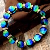 Sparkling Firefly Glass Bracelet, Keramarin, Sparkle, Men's, Women's, Okinawa, Souvenir,
