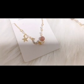 Korean Style Women's Summer Gift Moon Star Bracelet Fashion Charm Jewelry