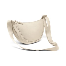 Dumpling Crescent Crossbody Bag for Women Men – Lightweight Nylon Sling Fanny Pack, Casual Travel Shoulder Bag