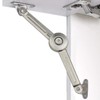 QBOSO Lid Support Hinge in Satin Nickel Folding Lid Stay