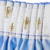 kuou 100 Pieces Brass Curtain Hooks, Metal Curtain Hook Brass