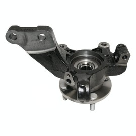 AutoShack Pair of 2 Front Steering Knuckle & Wheel Bearing Hub Assembly 4 Lugs with ABS Driver and Passenger Side Replacement for 2013-2019 Nissan Versa 2014-2019 Versa Note 1.6L FWD KN45011PR