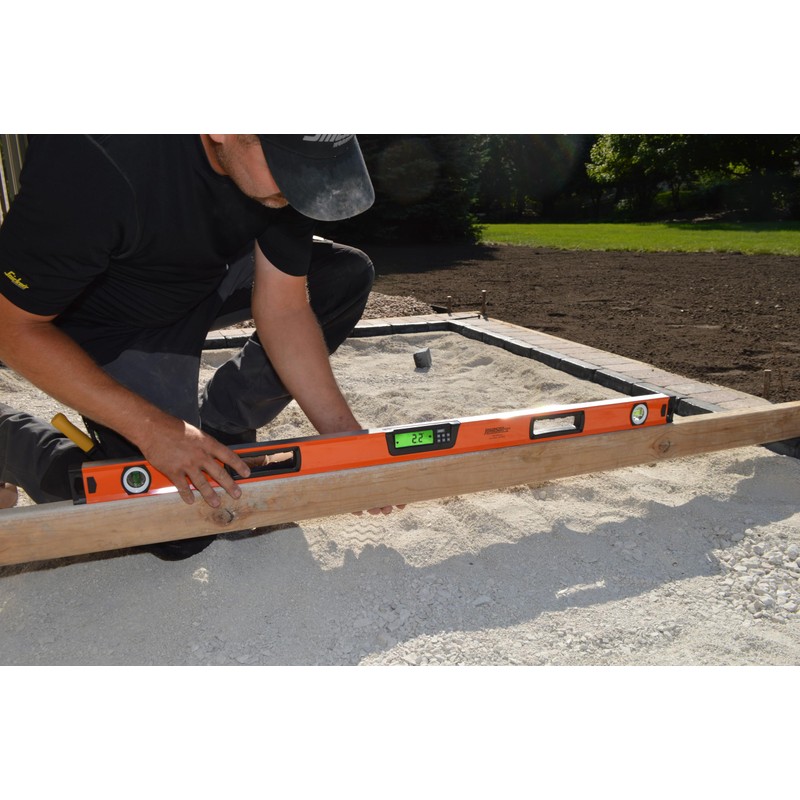 Johnson Level & Tool 1760-4800 Digital Box Level, 48", Orange,