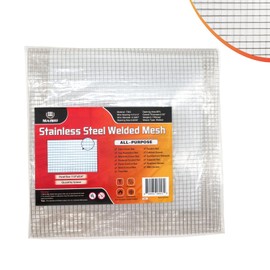 MAISHI 11.85" x 23.6" Stainless Steel Welded Mesh Vent Covers, 0.2233" Opening for DIY Projects, Rodent Control, Cabinet Mesh, Outdoor Vent Screen Rustproof Applications