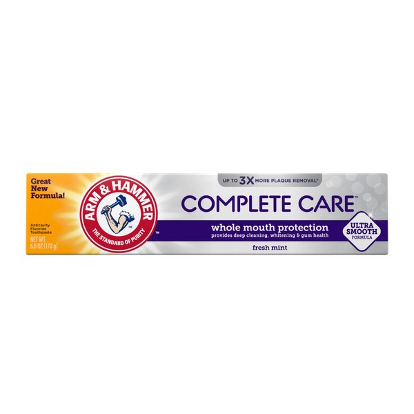 Arm & Hammer, Complete Care Toothpaste Whole Mouth Protection Six