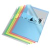 Rexel Quality A4 Document Folder, Assorted Colours, Embossed, 115mic, Cut