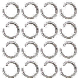 SUNNYCLUE 1 Box 5000Pcs Jumping Rings Bulk Open Jump Rings 304 Stainless Steel Open Jump Rings 4mm Split Rings Metal Connector Rings for Jewellery Making Accessories DIY Earrings Bracelet Necklace