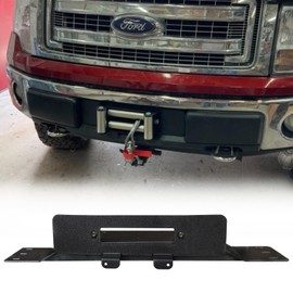 TIOYAR Hidden Winch Mounting Plate Compatible with 2009 2010 2011 2012 2013 2014 F150 | Recovery System | OEM Bumper Winch Mount