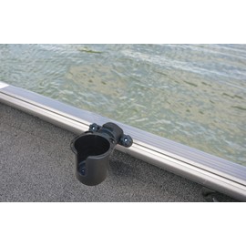 Brocraft Boat 45 Degree Gunnel Track Drink Holder / 45 Degree Lund Sport Track Drink Holder/Cup Holder for G3 Track System / 45 Degree Ranger Boat Drink Holder