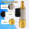 Compressed Air Stop Valve, 1/4 Inch Compressed Air Quick Release