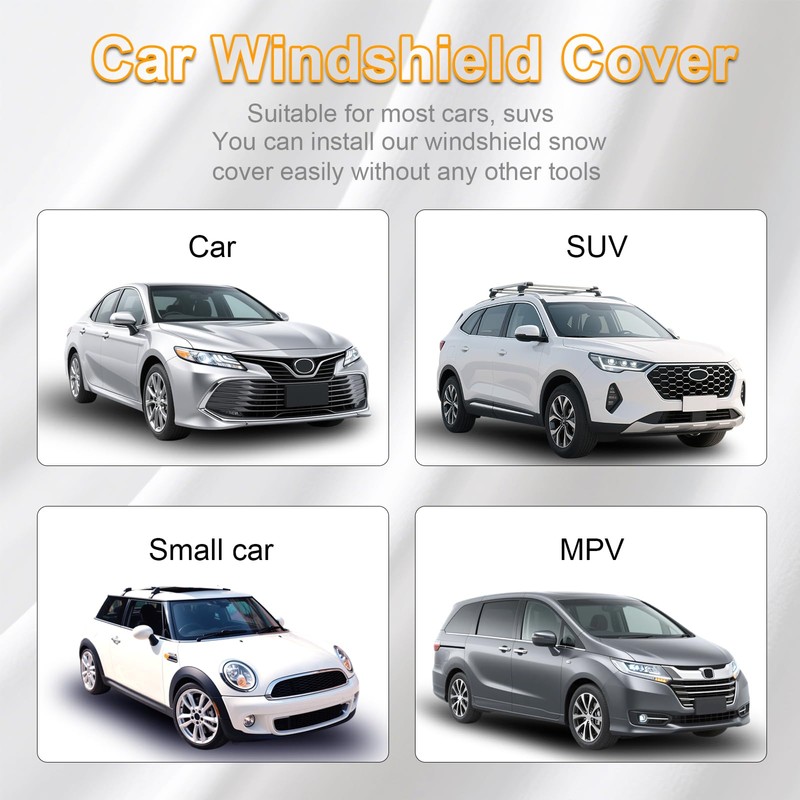 Car Windshield Cover for Ice and Snow | Heavy Duty