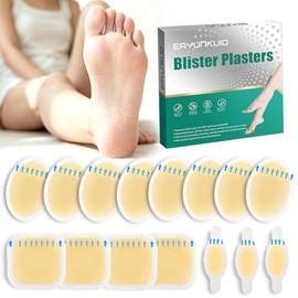 15Pcs Blister Plasters for Feet, Hydrocolloid Plasters Blister, Waterproof Cushion Pads Gel Blister Guard Pads Waterproof for Heel, Toe, Guard Skin for Feet Heel Practical Nursing Tool