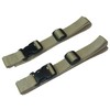 Webbing Strap with Quick Release Buckle, Pack of 2 (Beige,