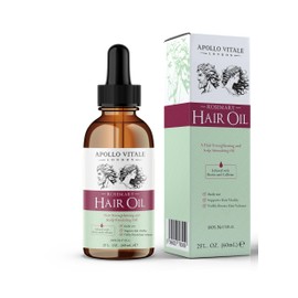 Rosemary Oil for Hair Growth - Ultimate Hair Oil Blend with Rosemary, Biotin, Coffee and Coconut Oil for Dry Damaged Hair & Scalp, Rosemary Hair Serum, Perfect Hair Growth Serum.