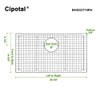 CIPOTAL 26.4 in. x 14.4 in. Rear Drain Sink Grid