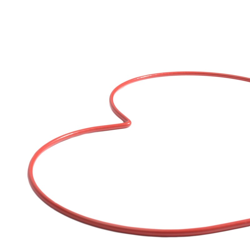 Vaessen Creative Heart-Shaped Metal Crafts, Red, Ø 25 cm or