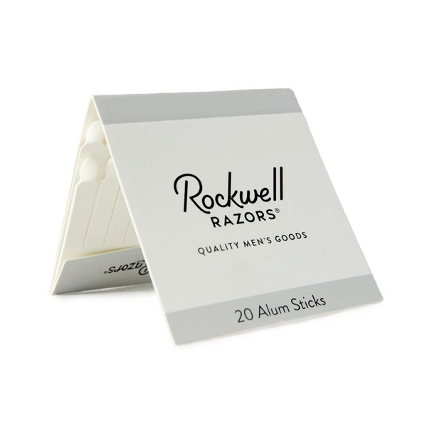 Rockwell Razors Alum Sticks, 20 Count