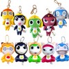 Keroro Frog Sergeant Keroro Keyring Doll Little Cat Standing Bag