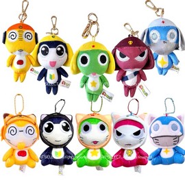 Keroro Frog Sergeant Keroro Keyring Doll Little Cat Standing Bag Ring Goods Giroro Tamama Kururu Dororo / 개구리중사 케로로 키링 인형 꼬마고양이 스탠딩 가방고리 굿즈 기로로 타마마 쿠루루 도로로