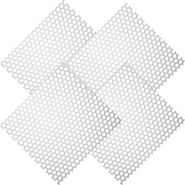 Zhanmai 4 Pack Dryer Vent Grill Dryer Vent Screen with Aluminum Built Bird Guards Inserts Stop Variety Birds Nesting in Dryer Vents and Bathroom Exhaust Vents Outdoor, 3 Inch to 8 Inch