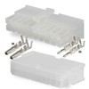Molex (20 Circuits) Receptacle and Plug Housing w/ Terminals18-24 AWG
