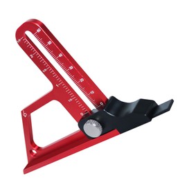 ORFOFE Adjustable Depth Gauge Tool for Router and Woodworking Measurement Durable Construction High Precision Depth for Effortless Operation and Versatile Woodworking Tasks