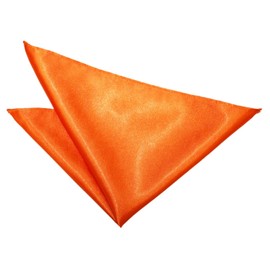 DQT New Plain Burnt Orange Handkerchief/Pocket Square