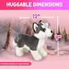 Forest & Twelfth 12” Standing Husky Plush Dog Stuffed Animals