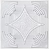 Art3d Drop Ceiling Tiles 24x24 in White (12-Pack, 48 Sq.ft),