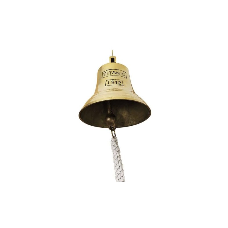 zeitzone Titanic 1912 Brass Ship Bell Nostalgia Maritime 14 cm