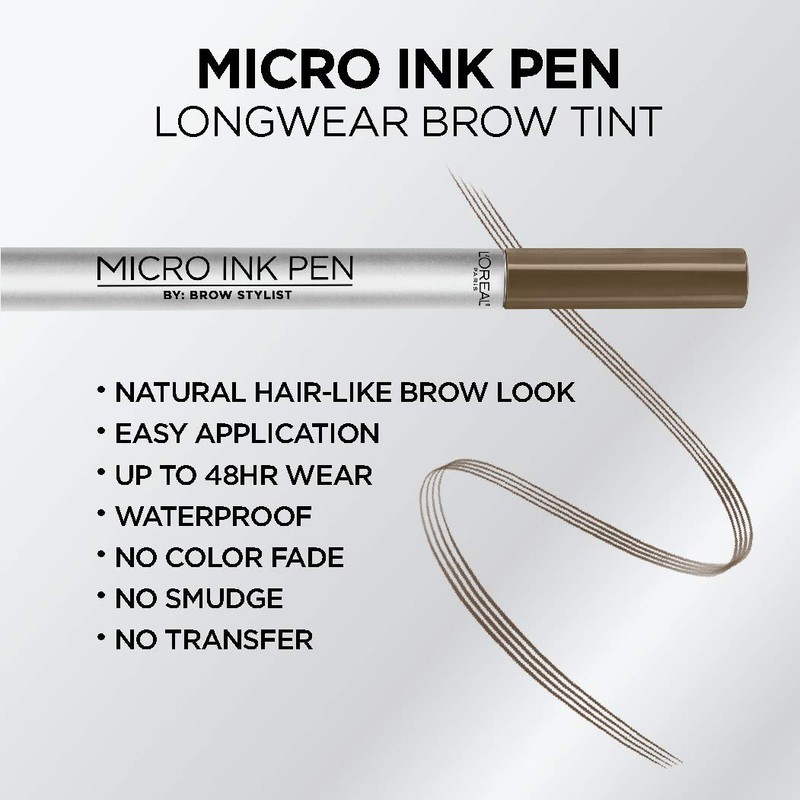 L'Oreal Paris Micro Ink Pen by Brow Stylist, Longwear Brow