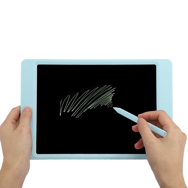 Ultra Thin Tough Blue 10 Inch LCD Tablet Children Drawing