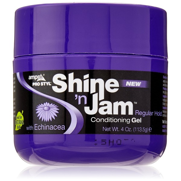 Gel acondicionador Shine N Jam Regular Hold 4 oz (paquete de 2)