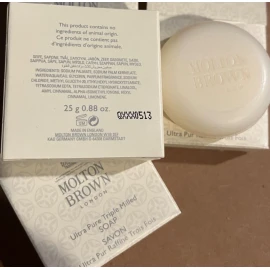 Pure Lot of 6 Molton Brown Ultra Pure Triple Milled Soap Mini Size .88oz/25g Each New